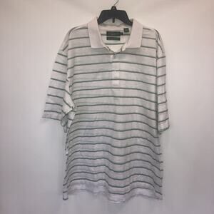 Nicholas Golf Button Up Adult XXL Mens Multicolor Short Sleeve 100% Cotton Polo